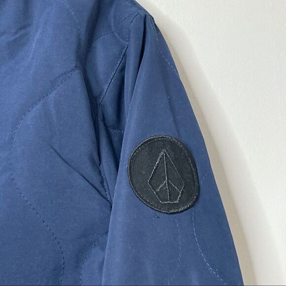 Volcom Reversible Navy Liner Insulated Jacket NEW - Picture 8 of 12